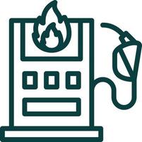 diseño de icono de vector de gas