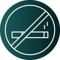 No Smoking Vector Icon Design