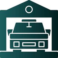 Garage Vector Icon Design