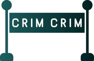 diseño de icono de vector de escena del crimen