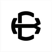 plantilla de diseño de monograma de logotipo ck vector