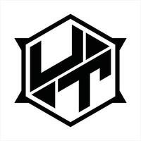 UT Logo monogram design template vector