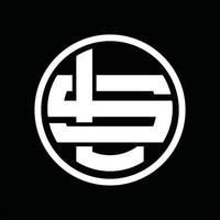 LS Logo monogram design template vector