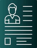 Resume Vector Icon Design