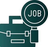Job Search Vector Icon Design