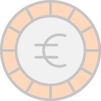 diseño de icono de vector de euro