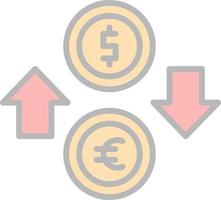 Currency Exchange Vector Icon Design