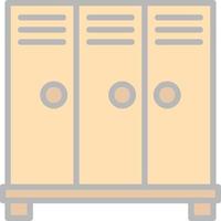 Locker Vector Icon Design