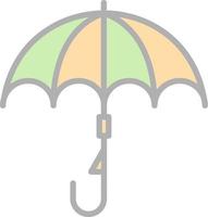 Umbrella Vector Icon Design