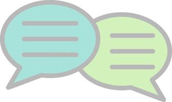 Chatting Vector Icon Design