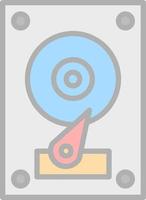 Hard Disk Vector Icon Design