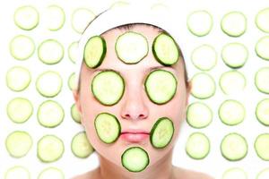 Facial Cucumber therapy photo