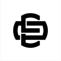 EO Logo monogram design template vector