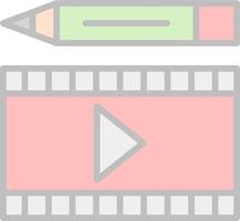 Video Edition Vector Icon Design