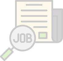 Job Vector Icon Design