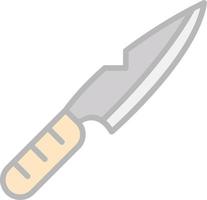 diseño de icono de vector de cuchillo