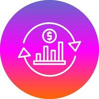 Return On Investment Vector Icon Design