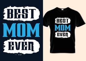 diseño de camiseta feliz día de la madre vector