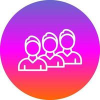 Queue Vector Icon Design