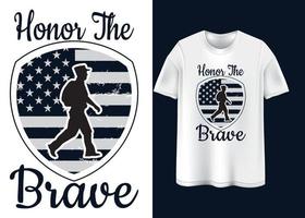 Happy Memorial day Typography T-shirt design vector