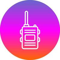 Walkie Talkie Vector Icon Design