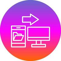 Data Transfer Vector Icon Design