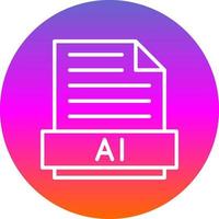 Ai Format Vector Icon Design