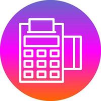 diseño de icono de vector de terminal pos