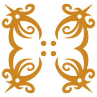 typische Kalimantan-Batikmotive png