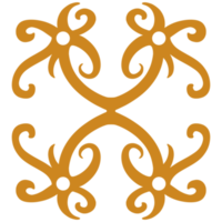 motifs de batik typiques du Kalimantan png