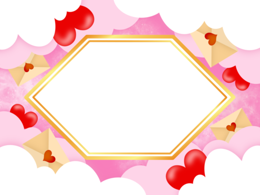 Valentine Frame Background 16583175 PNG