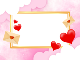 Valentine Frame Background png