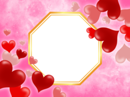 Valentines Day Frame Background png