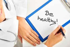 Be healthy note photo