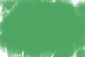 Pastel green background with paint strokes on canvas vector