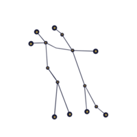 Tierkreis Konstellation. Sternzeichen. png