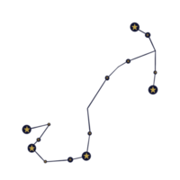 constellation du zodiaque. signe du zodiaque. png