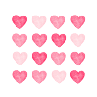 formes de coeur. coeur de la saint valentin. symbole de la Saint-Valentin. png