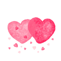 formes de coeur. coeur de la saint valentin. symbole de la Saint-Valentin. png