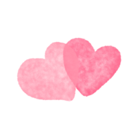 formes de coeur. coeur de la saint valentin. symbole de la Saint-Valentin. png