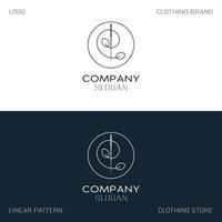 plantilla de logotipo, logotipo premium, eco vector