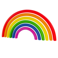 LGBT community symbol 3D illustration png