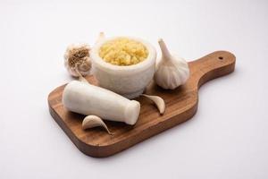 Garlic Paste or Lahsun Puree photo