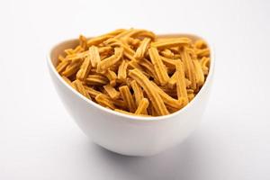 Salted Soya Sticks Indian namkeen food photo