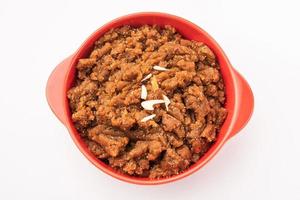 Anjeer ka halwa or Fig sheera or halva photo