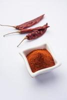 Red Chilli powder or lal mirch dust photo