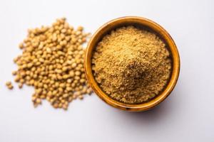 coriander powder or dhaniya powder photo