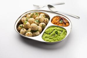 Goli Idli or Idly balls photo