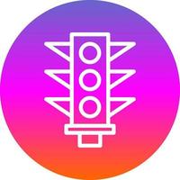 Traffic Signal Vector Icon Design