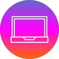 Laptop Vector Icon Design